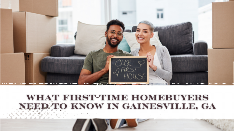 First-time homebuyer tips for Gainesville, GA, showcasing key factors to consider when purchasing a home in this growing city.